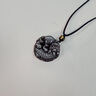中國黃金CHINA GOLD六字真言貔貅黑曜石吊墜男瑪瑙項(xiàng)鏈七夕情人節(jié)禮物送男友老公生日 六字箴言抱球貔貅銀曜石項(xiàng)鏈 曬單實(shí)拍圖