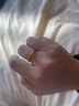 中國黃金（CHINA GOLD）足金素圈戒指女款扭結黃金固口指環(huán)七夕情人節生日禮物送女友老婆 扭結戒指 圈號12 0.9g 曬單實(shí)拍圖