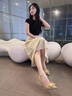NINE WEST/玖熙美國品牌高跟鞋女2025秋季新款法式優(yōu)雅珍珠貝母細(xì)跟淺口單 杏色 20 預(yù)售訂金，補(bǔ)尾款發(fā)貨 曬單實(shí)拍圖