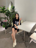 百田森女士休閑鞋德訓鞋女2025新款一腳蹬運動(dòng)鞋軟底不累腳女鞋 白色/寶石紅 36 (230mm) 曬單實(shí)拍圖