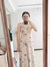 妙奕嘉純欲包臀裙連衣裙女2025年夏季新款裙子度假長(cháng)裙海邊沙灘裙甜美 荷葉邊蝴蝶印花連衣裙 L 【建議95-110斤】 曬單實(shí)拍圖