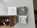 國際電工遙控開關免布線無線面板220v智能一開二開遠程隨意貼臥室電源 【雅致灰】一開套裝 曬單實拍圖