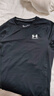 安德瑪（Under Armour）HeatGear OG男子商場(chǎng)同款訓練運動(dòng)緊身短袖1387560 黑色001 L 曬單實(shí)拍圖