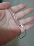 巷南925純銀雙層項鏈女生日禮物小眾設計鎖骨鏈高級感氣質(zhì)蛇骨鏈頸鏈 925銀雙層項鏈 曬單實(shí)拍圖