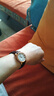 天梭（TISSOT）【官方授權(quán)店】 瑞士手表 新款卡森臻我系列1853石英小美人女表 白盤棕帶 T122.210.36.033.00 曬單實拍圖