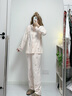 家の時光月子服春秋純棉產(chǎn)后四季懷孕期孕婦睡衣哺乳衣產(chǎn)婦喂奶待產(chǎn)家居服 滿印啵啵兔【220g 室溫20-30℃】 L碼 推薦125-145斤 曬單實(shí)拍圖