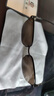 原石記 天然水晶石眼鏡男士石頭鏡養(yǎng)眼護(hù)目太陽(yáng)鏡中老年石頭鏡 東海原石 槍色鏡架 中茶色鏡片 曬單實(shí)拍圖
