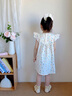 優(yōu)奇女童連衣裙夏裝2025新款兒童純棉公主裙寶寶一周歲禮服夏季吊帶裙 彩紅波點(diǎn) 90 曬單實(shí)拍圖