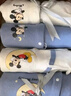 迪士尼嬰兒衣服純棉春秋薄新生兒禮盒套裝初生寶寶出生見面滿月百天禮物 26件套月亮米奇藍(lán)四季款禮盒 66cm (建議3-6月) 曬單實(shí)拍圖
