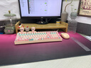 沁宣鼠標墊輕奢高級感漸變黑粉彩色超大號極簡(jiǎn)風(fēng)定制電競辦公鍵盤(pán)桌墊 【玫粉漸變】親膚順滑 輕奢之選 900*400*3mm 曬單實(shí)拍圖
