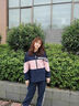 WASSUP JOYZON品牌運(yùn)動(dòng)套裝女春秋新款大碼寬松青年學(xué)生休閑顯瘦兩件套跑步服潮 粉藍(lán)色（春秋款兩件套） S（建議75-95斤） 曬單實(shí)拍圖