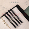 得力(deli)黑色大楷纖秀筆秀麗筆毛筆練字筆 軟筆簽名繪畫(huà)學(xué)生成人書(shū)法練習筆開(kāi)學(xué)禮物 12支/盒 父親節 曬單實(shí)拍圖