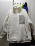 The North Face北面抓絨外套情侶款戶(hù)外保暖厚抓絨衣89YW 白色/4QI L 曬單實(shí)拍圖