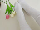 佰姿緣無骨襪子女夏季薄款中筒襪純棉運動防臭抗菌長筒月子襪白色堆堆襪 【4雙/7A抗菌全棉】4白色 均碼 （7A抗菌/極致抗起球） 曬單實拍圖