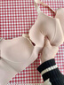 WICKLE輕奢品牌女士內(nèi)衣女小胸聚攏顯大加厚蜜桃杯收副乳上托無痕文胸罩 豆沙 70A /32A 曬單實(shí)拍圖