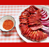 伊卡孜正宗熏馬肉馬腸子營(yíng)養新疆伊犁哈薩克美食特產(chǎn)過(guò)年送禮禮盒 熏馬腸精品禮袋裝1kg 曬單實(shí)拍圖