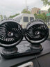 usb車(chē)載電風(fēng)扇12v24v通用大貨車(chē)專(zhuān)用自動(dòng)搖頭小汽車(chē)靜音制冷強力 自動(dòng)搖頭12V/24V點(diǎn)煙器通用 渦輪大風(fēng)力 靜音電機 3檔風(fēng)扇 曬單實(shí)拍圖