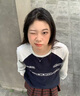 ICH MODE美式運動(dòng)插肩袖長(cháng)袖T恤女秋冬寬松衛衣上衣2024新款男 藏青拼白花灰 L 曬單實(shí)拍圖