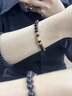 中國黃金CHINA GOLD小蠻腰黑曜石手串女轉(zhuǎn)運(yùn)珠手串七夕情人節(jié)禮物送女友老婆浪漫實(shí)用 京速達(dá)-小蠻腰轉(zhuǎn)運(yùn)珠金曜石手串 曬單實(shí)拍圖