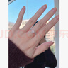 純銀戒指女莫桑石鉆戒輕奢簡約小眾設(shè)計感求婚訂婚結(jié)婚對戒定情信 星河莫桑鉆戒指（主鉆一克拉） 活口可調(diào)節(jié) 曬單實拍圖