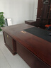 忠勝辦公家具高檔辦公室新中式老板辦公桌豪華貼實(shí)木皮總裁董事長(cháng)辦公桌椅組合 2.8米老板桌 曬單實(shí)拍圖