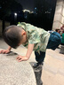 寬葉竹新中式漢服男童夏裝套裝2024新款夏季兒童大童唐裝兩件套男孩國風 國風水墨-丹青 110 cm 曬單實拍圖