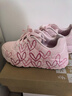 Skechers斯凱奇童鞋女童時(shí)尚休閑鞋板鞋女童粉色愛心大童運(yùn)動(dòng)鞋314065L 曬單實(shí)拍圖