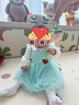 巴拉巴拉寶寶周歲禮服女童公主裙兒童裙子嬰兒連衣裙拼接網(wǎng)紗可愛(ài) 粉藍80073 80 cm 曬單實(shí)拍圖