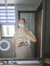 革曼孕婦裝夏裝2025新款孕婦連衣裙時尚短袖寬松長款過膝孕婦裙子夏季 奶茶色 3XL(建議160-180斤) 曬單實拍圖