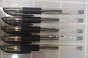 uni三菱 UM-151黑色中性筆高顏值0.5mm黑筆簽字筆商務(wù)學(xué)生辦公筆辦公用品文具 10支 曬單實(shí)拍圖