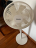 飛利浦（PHILIPS）電風(fēng)扇家用7葉落地扇搖頭電風(fēng)扇循環(huán)通風(fēng)大風(fēng)量立式電扇臺地兩用定時(shí)遙控風(fēng)扇 梨花白「12寸 3檔風(fēng) 臺地遙控款」 曬單實(shí)拍圖