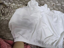 暢印無痕安全褲女防走光森系花苞褲打底短褲南瓜褲夏季薄款jk可外穿潮 白色 均碼 【80-125斤】 曬單實拍圖