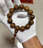 皇玉臣品牌金絲楠木手串男士水波紋小葉楨楠料佛珠2.0老料文玩 15mm 曬單實拍圖