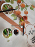 巖家釉下彩碗碟盤套裝家用餐具整套套裝景德鎮(zhèn)陶瓷碗筷喬遷搬家禮物 春之意配大湯碗 56頭 曬單實(shí)拍圖