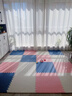 赟婭加厚拼接爬爬墊兒童防摔泡沫地墊臥室床邊地板墊子客廳室內榻榻米 60*60*25mm【8片裝】 曬單實(shí)拍圖