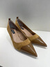NINE WEST/玖熙羊反絨高跟鞋女春秋新款都市通勤百搭拼接淺口單鞋女鞋 黑色 34 曬單實拍圖