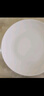 晟普純白骨瓷盤(pán)子家用圓形淺盤(pán)菜盤(pán)西餐盤(pán)骨碟碟子陶瓷餐具月光盤(pán)單個(gè) 11英寸月光盤(pán)（直徑27.5cm） 曬單實(shí)拍圖