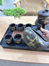 毓器原礦紫砂功夫茶具套裝防燙高端自動懶人泡茶神器輕奢高檔泡茶壺 9頭紫砂庭竹套組 曬單實拍圖