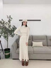 凱利 蕾莉（KELLY REILL）品牌英倫風(fēng)透氣樂(lè )福鞋女2025秋季新款平底復古單鞋女一腳蹬小皮鞋 奶茶棕 220mm 34 曬單實(shí)拍圖