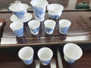 MULTIPOTENT整套功夫茶具套裝大師黃旭東作品冰凝玉富貴團(tuán)圓11頭悠福蓋碗套組 曬單實(shí)拍圖