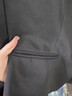 羅蒙（ROMON）黑色西裝女春秋新款面試正裝職業(yè)工作服西服外套秋 藍(lán)色西裝+藍(lán)色西褲 【修身版型】 M 曬單實(shí)拍圖
