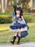 G.DUCK KIDS小黃鴨公主裙女童連衣裙夏季新款生日禮服兒童裙子朱迪警官衣服 藍(lán)色 90 建議80-90cm1歲-1歲半 曬單實(shí)拍圖