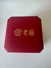 老廟黃金耳飾精品5G復(fù)古絲絨玫瑰花耳釘足金耳飾送女友老婆520禮物 約2.7g 曬單實(shí)拍圖