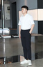 九牧王【商場(chǎng)同款】男褲空調(diào)褲休閑褲男2025夏季新款三超三防商務(wù)戶外JX 修身版+黑色+JB5EV20312 35 碼 175/86A(2.64)尺88cm 曬單實(shí)拍圖