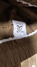 卡賓男裝字母刺繡休閑褲24夏新款寬松長褲商場(chǎng)同款Y3242126002 咖啡色65 M (170) 48 曬單實(shí)拍圖