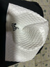 英發(fā)（YINGFA）泡泡泳帽硅膠男女加大通用游泳帽防水護(hù)發(fā)護(hù)耳顆粒不勒頭舒適泳帽 加大不勒頭【白色】 曬單實(shí)拍圖