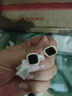 DAISY DREAM黑色方形精致耳釘輕奢簡約百搭高級感耳環(huán)2025新款氣質(zhì)耳飾 金色-方塊耳釘 曬單實(shí)拍圖