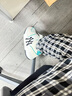 MLB官方男女板鞋學(xué)長(zhǎng)鞋休閑ny鞋子明星同款 3ASXCLB3N-50GND 235 曬單實(shí)拍圖
