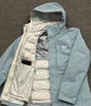 JEEP SPIRIT吉普沖鋒衣新款羽絨服內(nèi)膽男女同款三合一可脫卸帽防風秋冬登山服 09以太藍三合一/羽絨內(nèi)膽 L （建議95-110斤） 曬單實拍圖