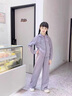 迪士尼女童套裝春秋款2025新款洋氣兒童時髦大童秋裝休閑運動兩件套秋季 紫色套裝 150 曬單實拍圖